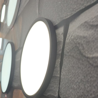 Ceiling Light LED Round Slim 40 W Sleek Black Finish  CL A400 BK TC
