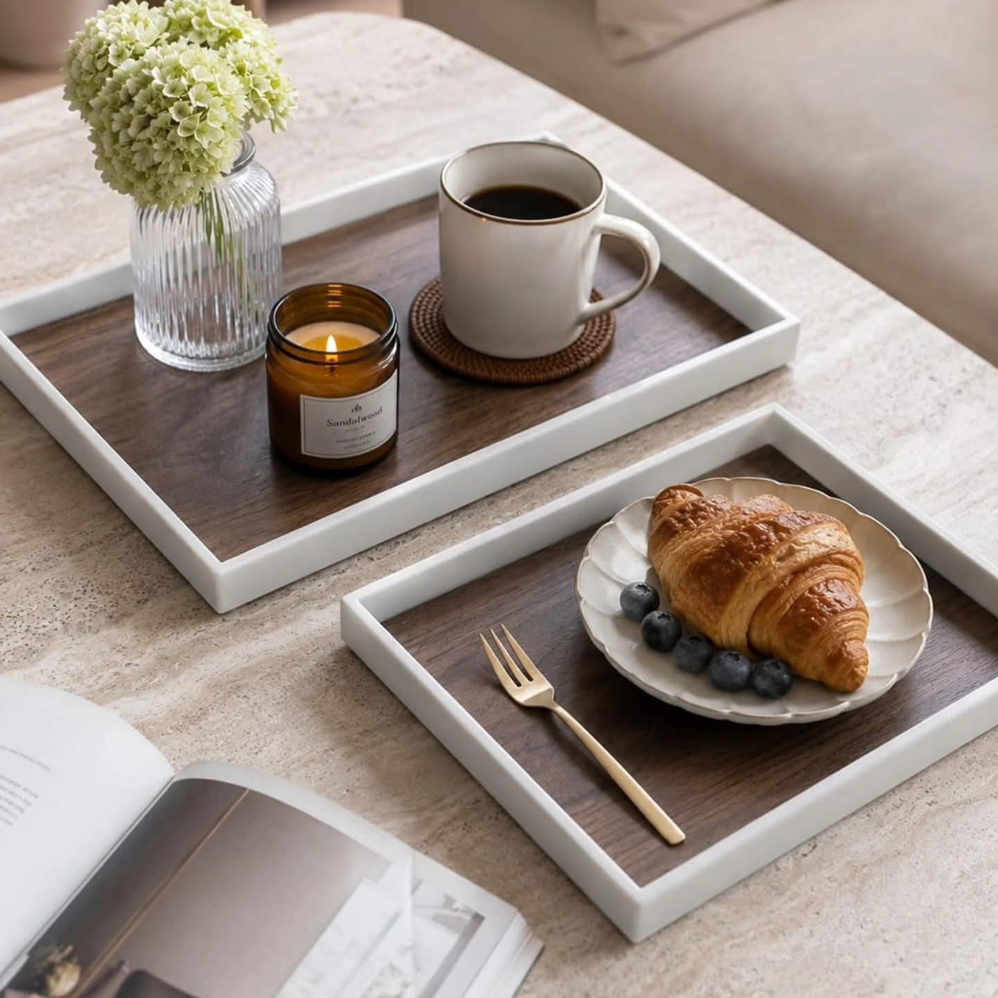 3Pc Serving Storage Trays