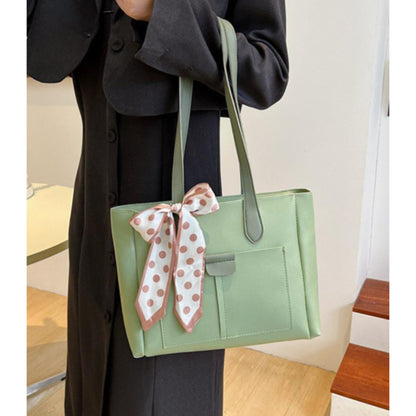 Silk scarf shoulder bag