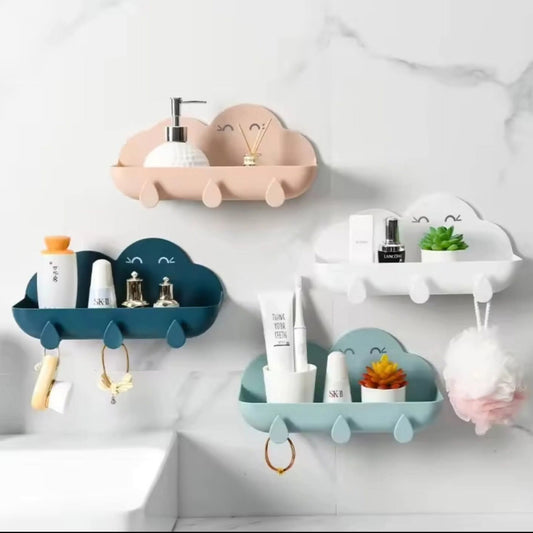 Cloud bathroom organizer set