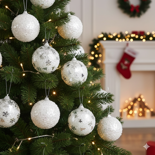 9pcs set high quality christmas ball