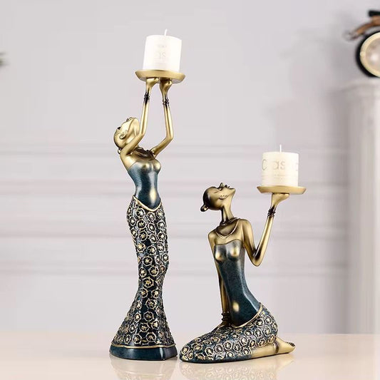 Beautiful candle holder decoration