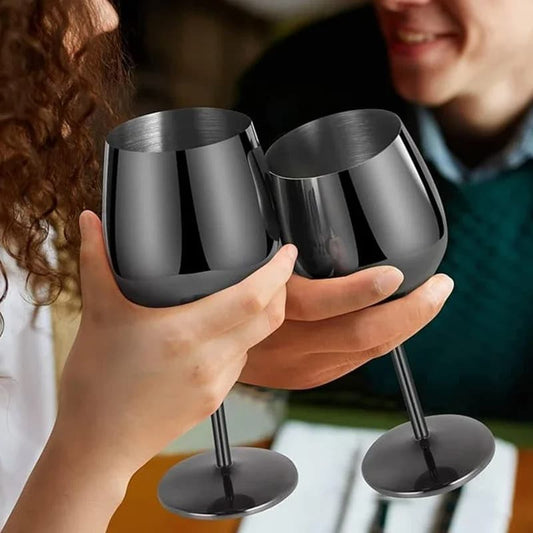 Stainless Steel Non Breakable wine glasses