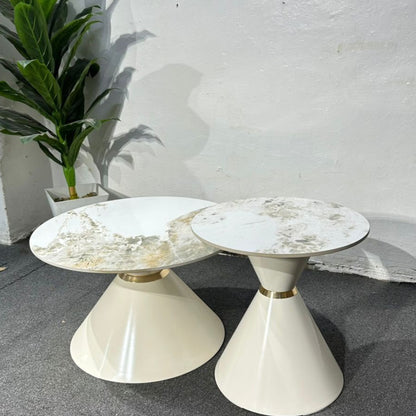 Marble Top Coffee and Side Table Set