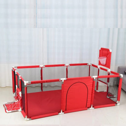 Kids Large Playpen with Basketball Hoop and 30 Balls