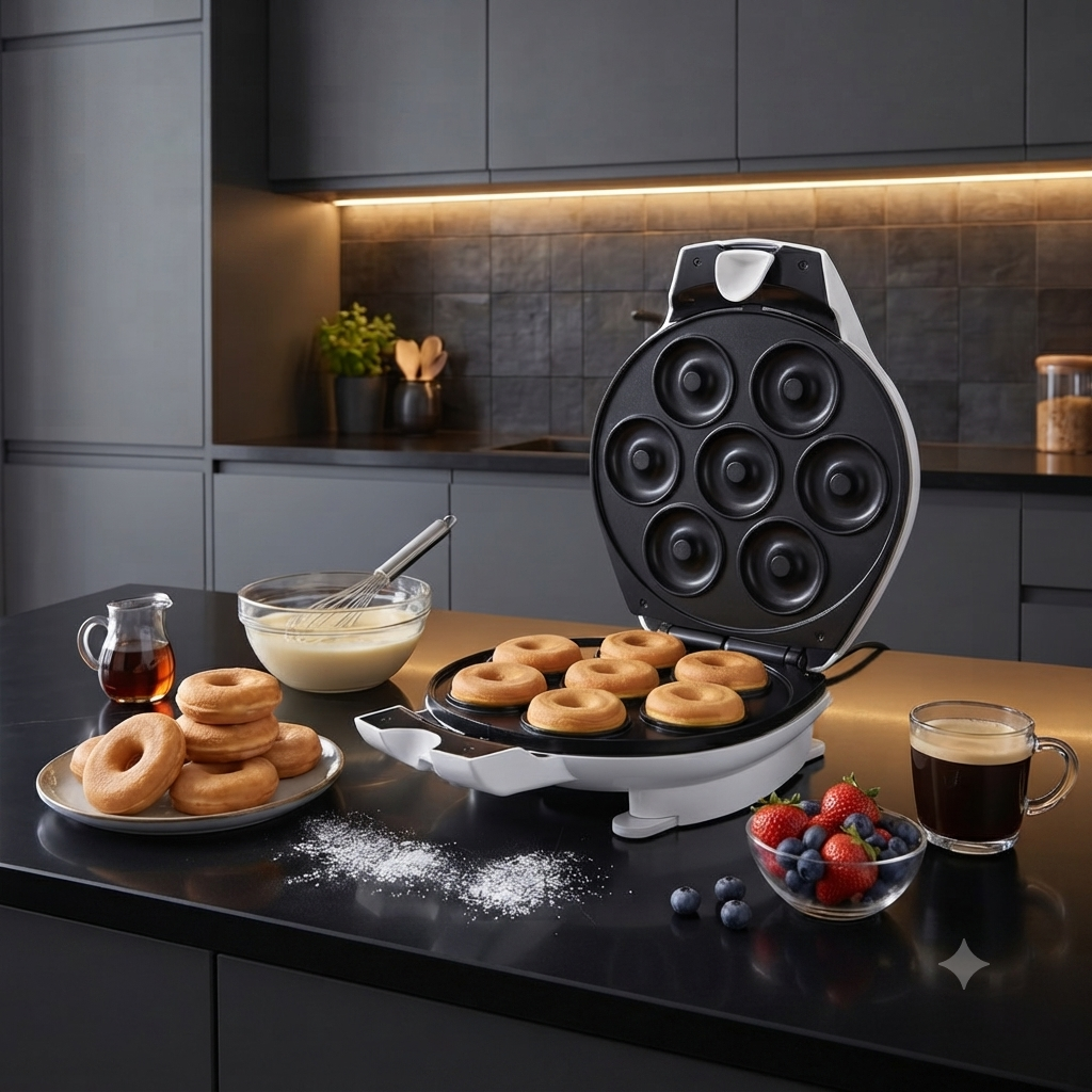 Sanford Doughnut Maker With 7 Pcs Non Stick Plates and 700W Power - SF5775DM
