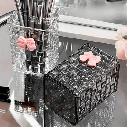 Acrylic Desk and Makeup Brush Organizer