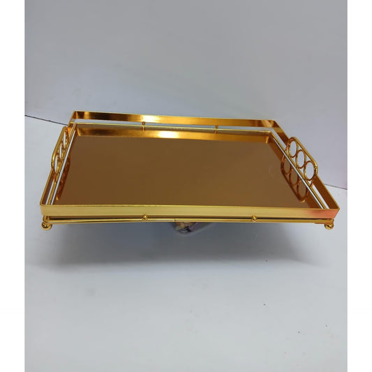 Vintage Decorative  Glass Tray