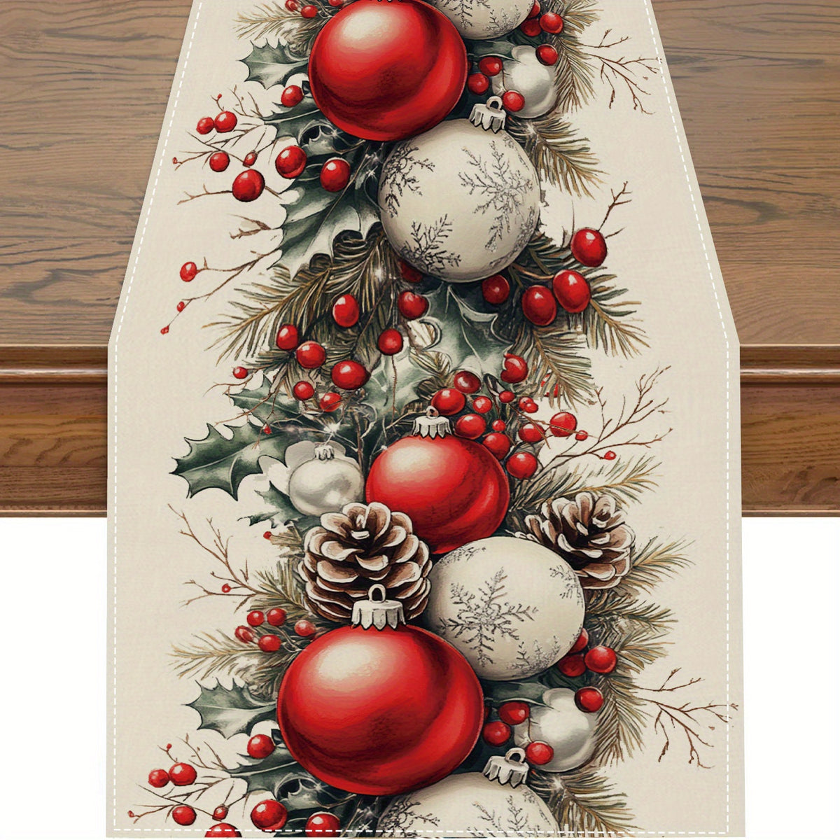 Christmas Table Runner Table  Cloth Xmas Table Cover