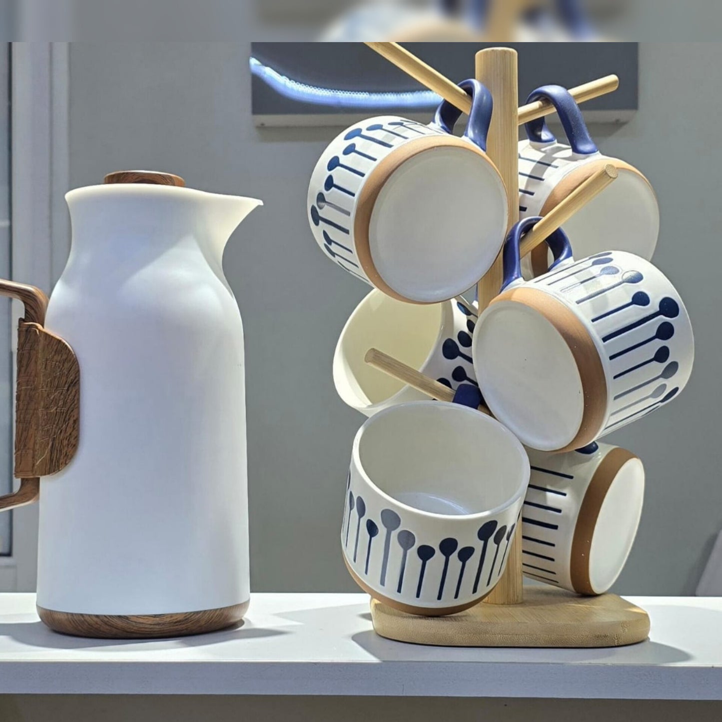 6Pcs Ceramic Mugs Set