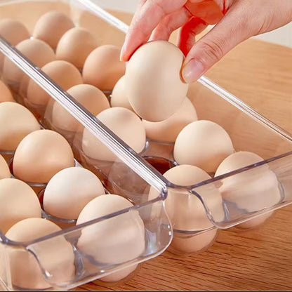 14 Slot Acrylic Stackable Egg Storage Tray