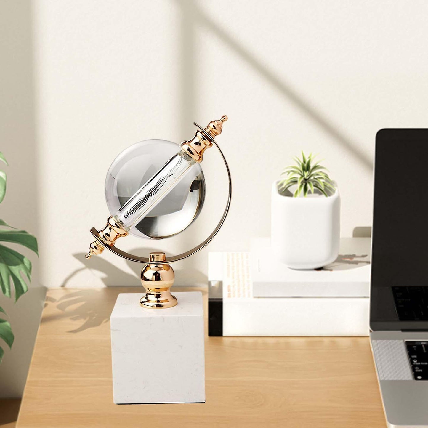 Marble Base With a Clear Crystal Ball