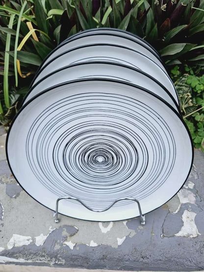 6pc ceramic plates