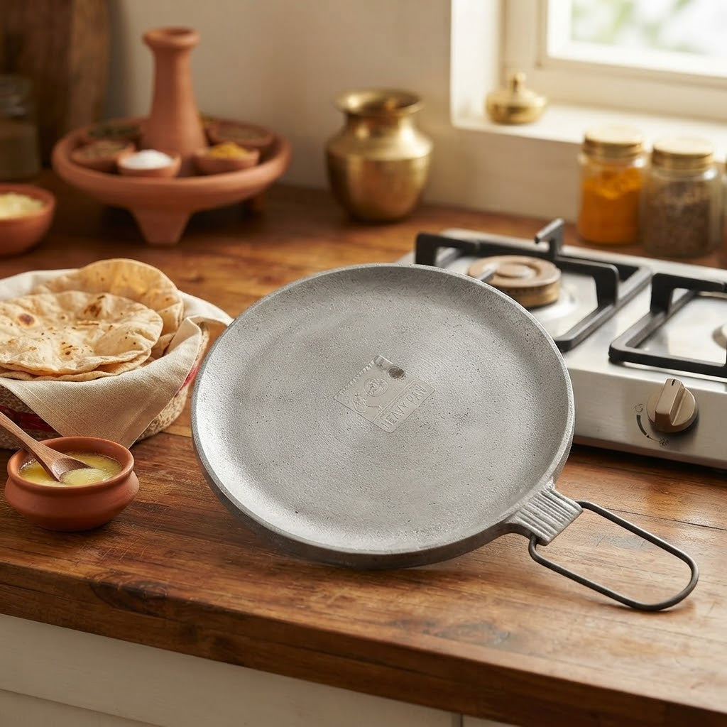 Aluminium Heavy Chapati Pan Gha