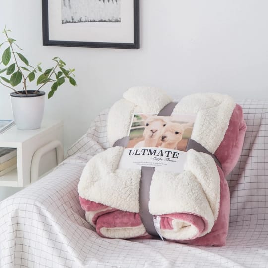 Sherpa fleece blanket