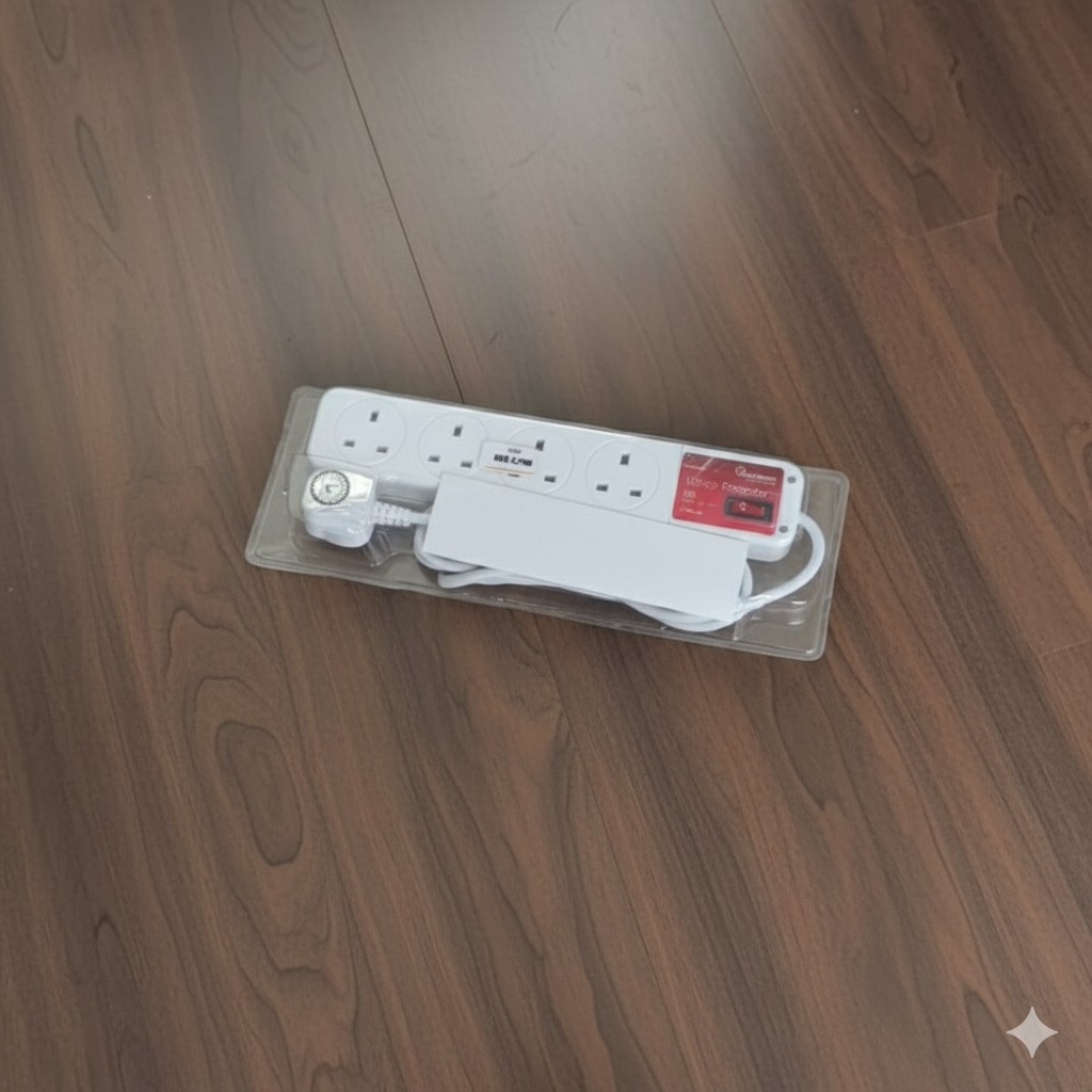 Extension cable with power guard max 3000w