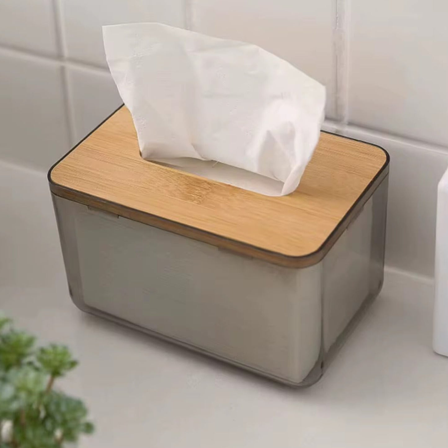 Transparent Acrylic Tissue Box Holder