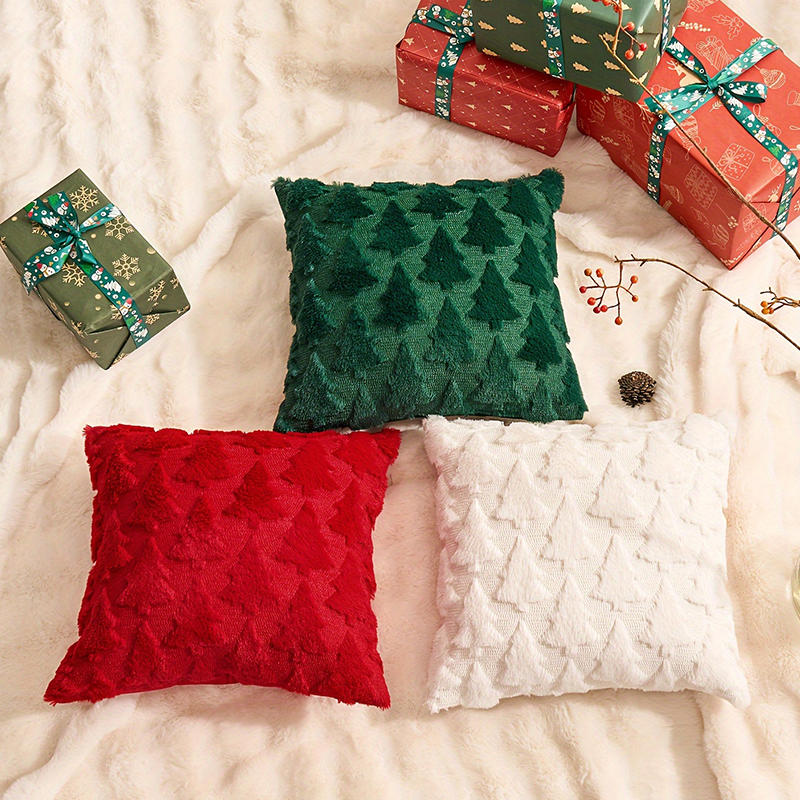 Christmas Snowflakes Pillow Covers Soft 45x45CM