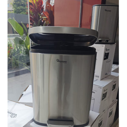 Stainless Rectangular Pedal Bins With Inner Bucket