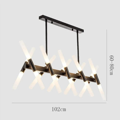Rectangular Branch Chandelier