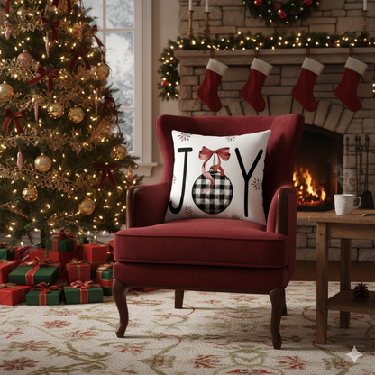 2pcs Christmas Linen Throw pillow cases 