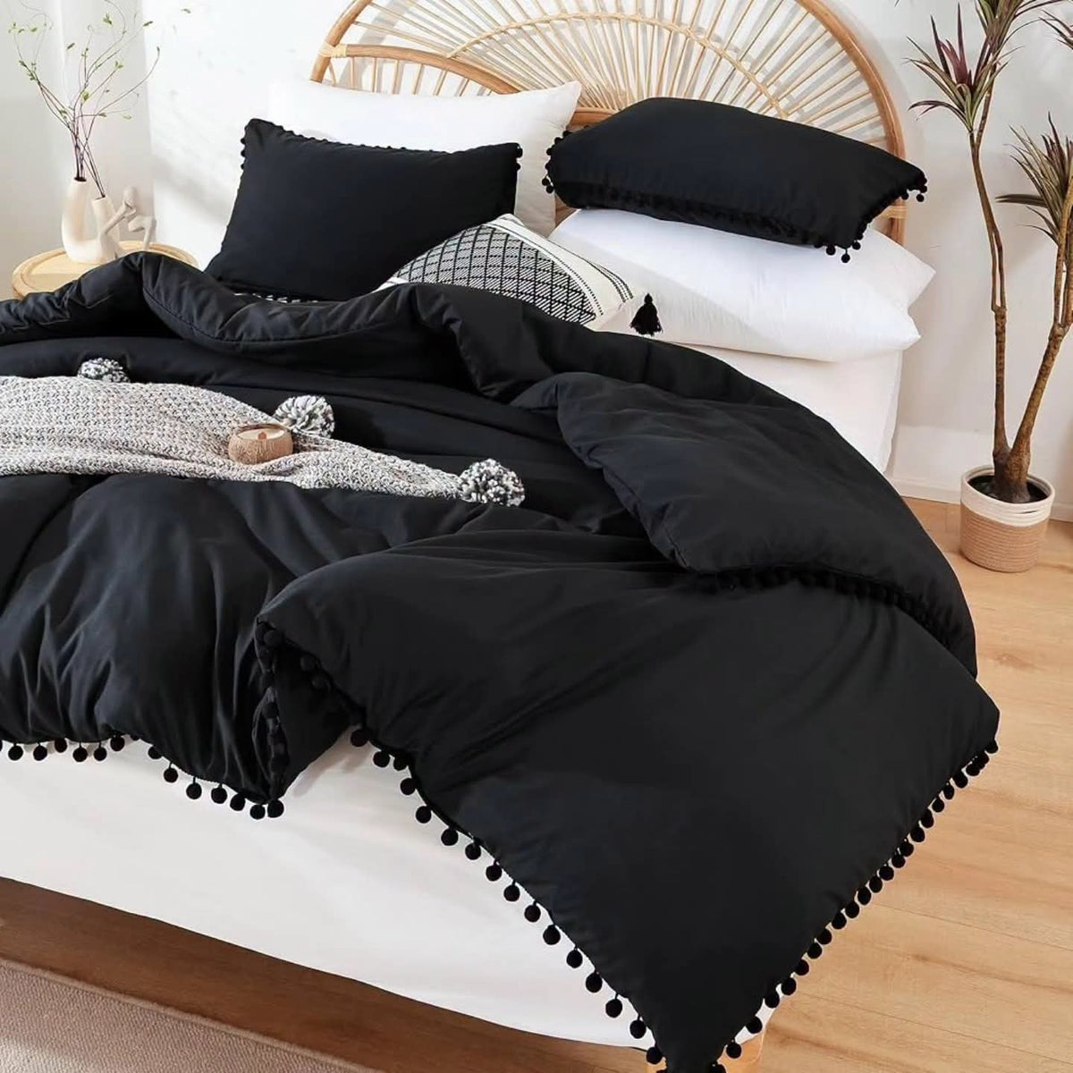 Pom Pom Duvet Cover Set - 6x6 / 6x7