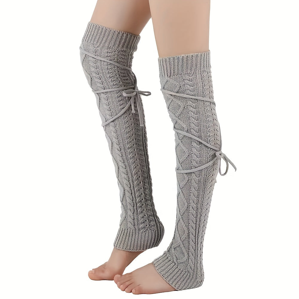 Knit Long Leg Warmers