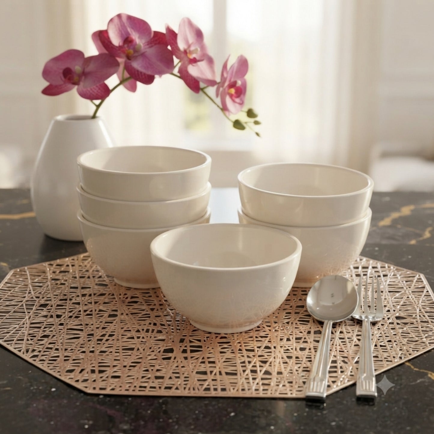 6Pcs Ceramic Bowl Set
