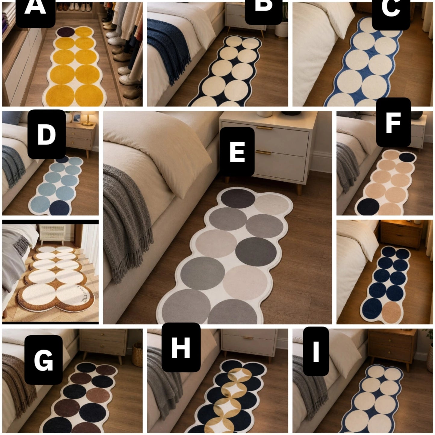 Soft Bedside Runner Mat