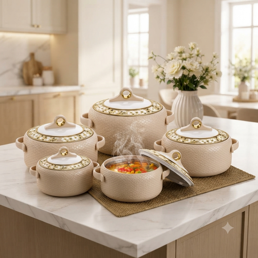 4pcs Hotpot Casserole Set