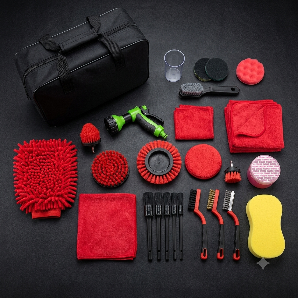 37 Pieces Car Detailing and Cleaning Kit