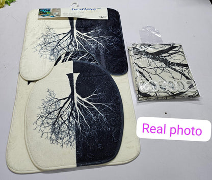 4 in 1 Bathroom woolen mats