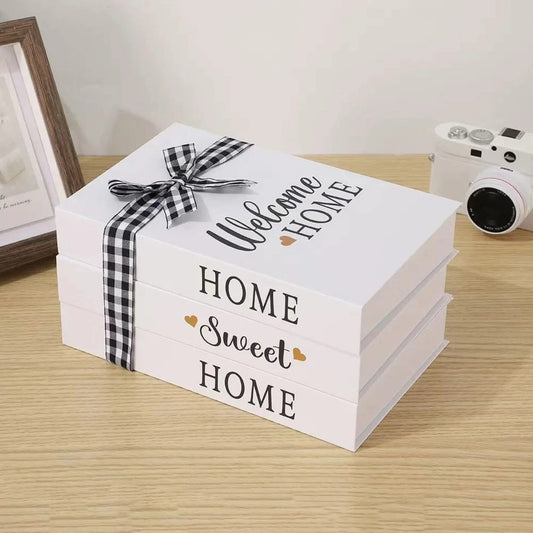 3pcs Decor books With Rope