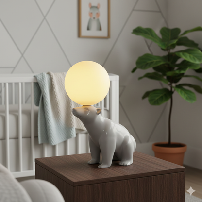 Polar Bear Night Light and Table Lamp