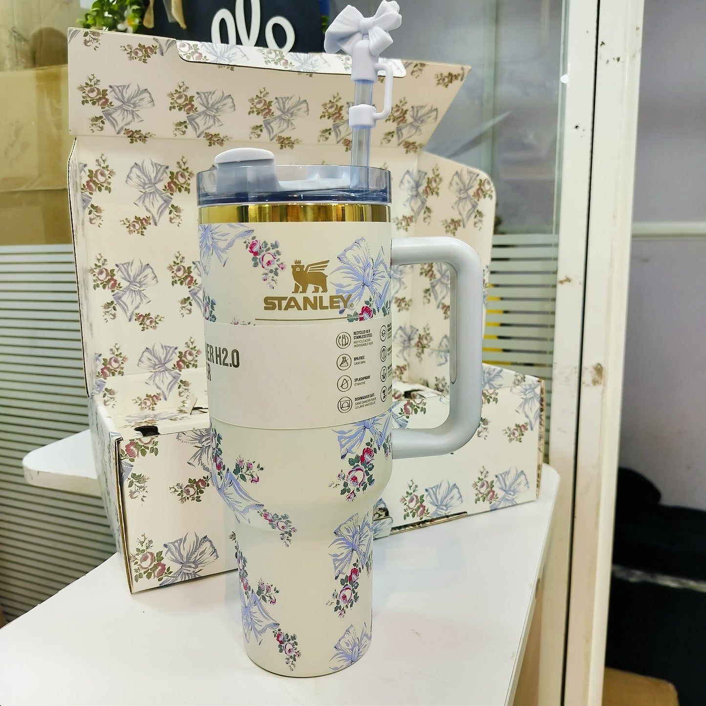 Floral Stanley mug