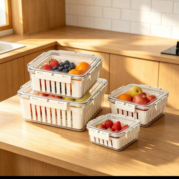 4pcs Food Storage Containers Set