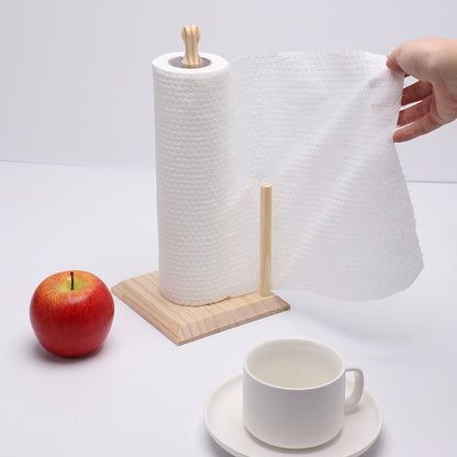Bamboo kitchen tissue  roll holder