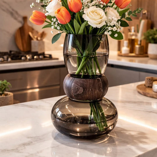 Dark Glass Vase