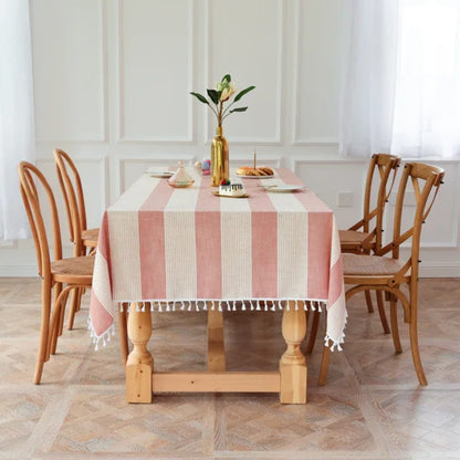 Linen table cloth