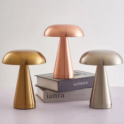 Rechargeable mushroom led lamp