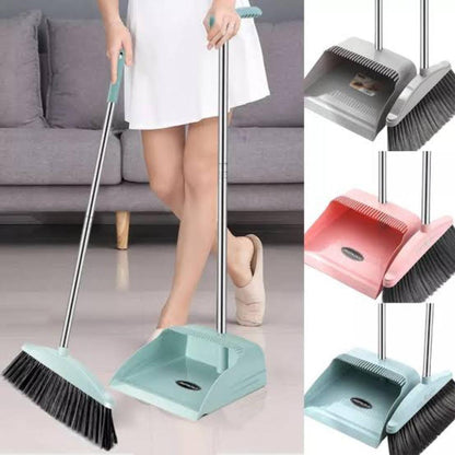Long Broom with Dustpan