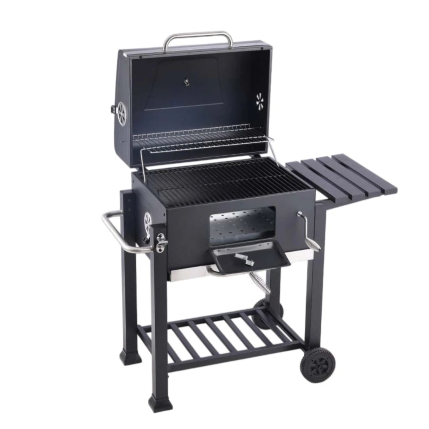 Heavy Duty Commercial Barbecue Grill With Side Table
