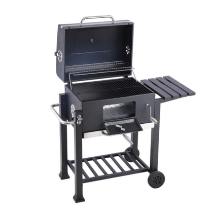 Heavy Duty Commercial Barbecue Grill With Side Table