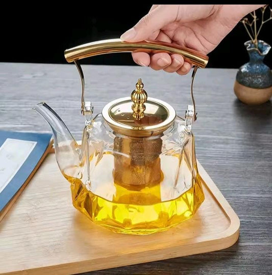 Glass teapot