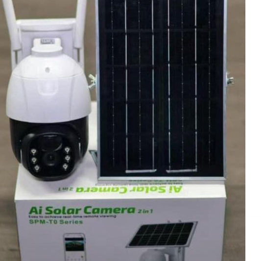 Ai 4K Solar WiFi camera with Two Way Audio,360 Rotating