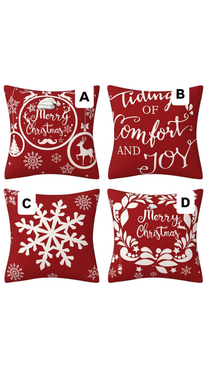 Christmas Decorative Throw Pillow Covers