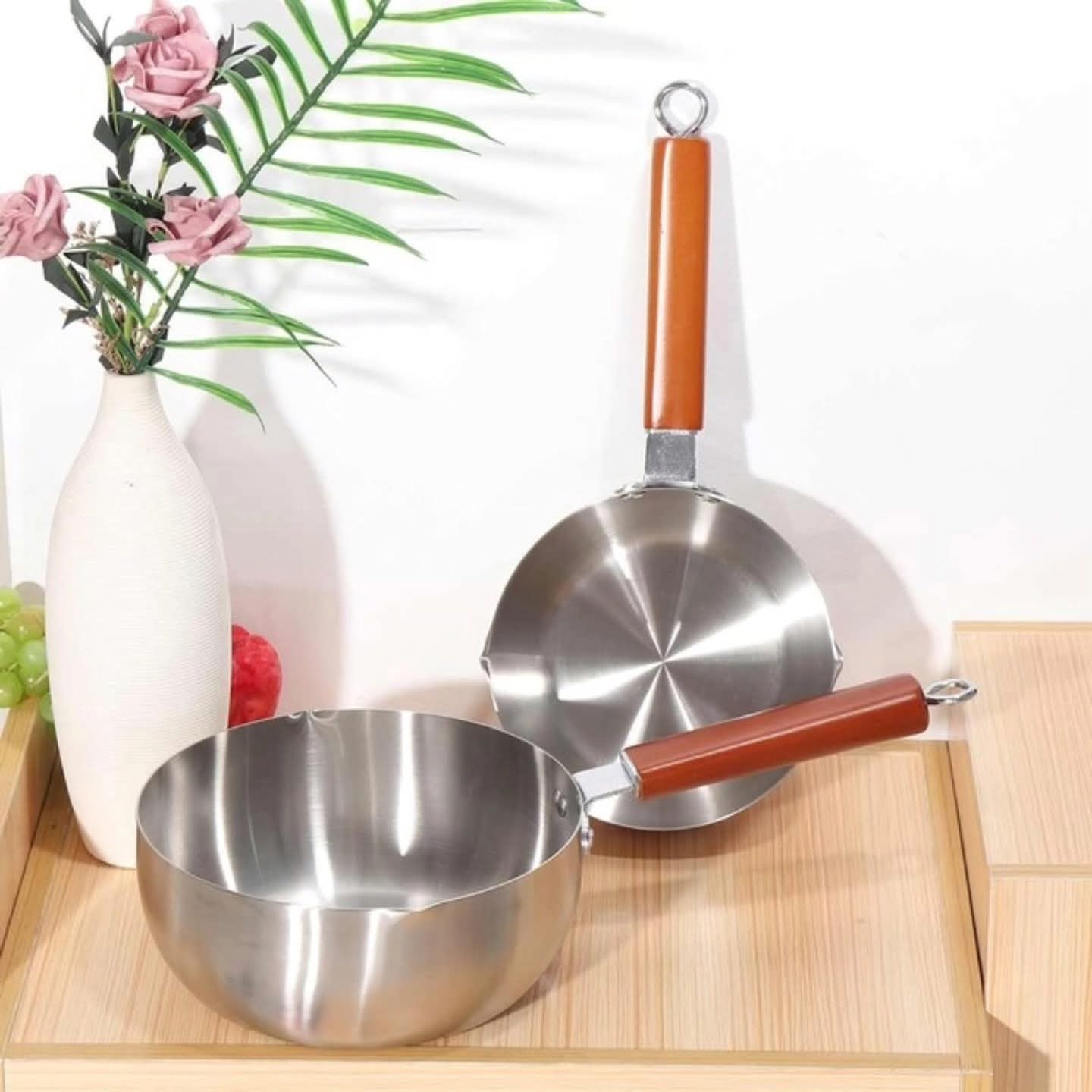 2L Stainless steel non stick pan