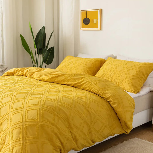 Tufted duvet cover