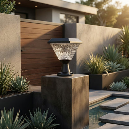 Outdoor Big Size Solar Gate Pillar Lights