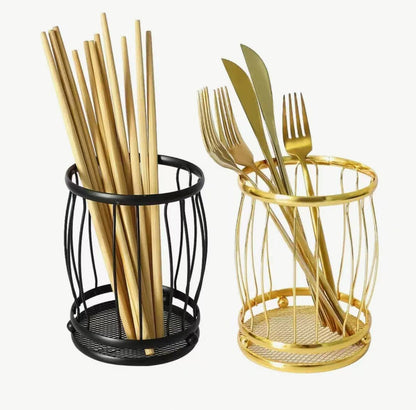 Metallic Cutlery Holder